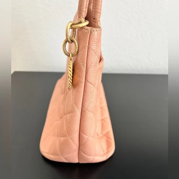 Chanel Quilted Caviar Leather Medallion Tote - Picture 5 of 16